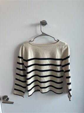 J Crew Striped Long Sleeve Top